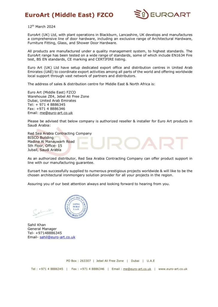 EuroArt Company - Red Sea Arabia