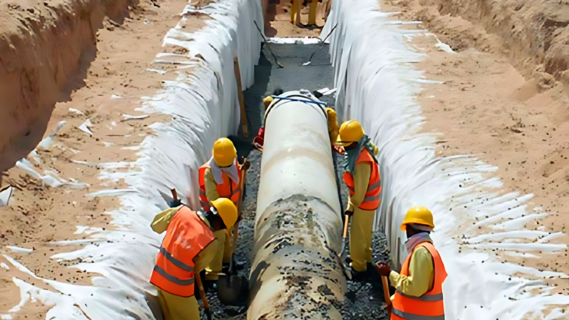 Sewer Network works Banner- Red Sea Arabia